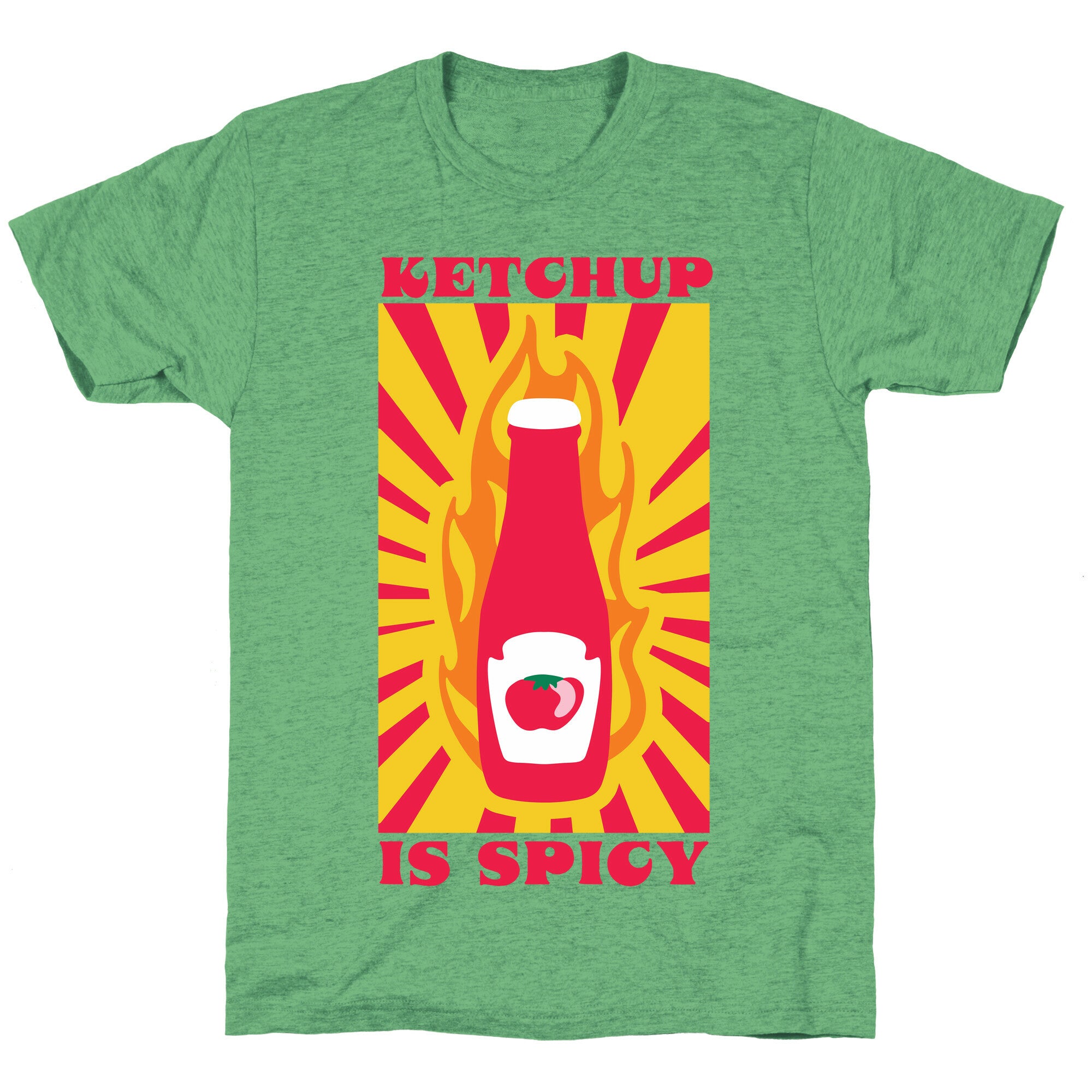 Ketchup Is Spicy Unisex Triblend Tee